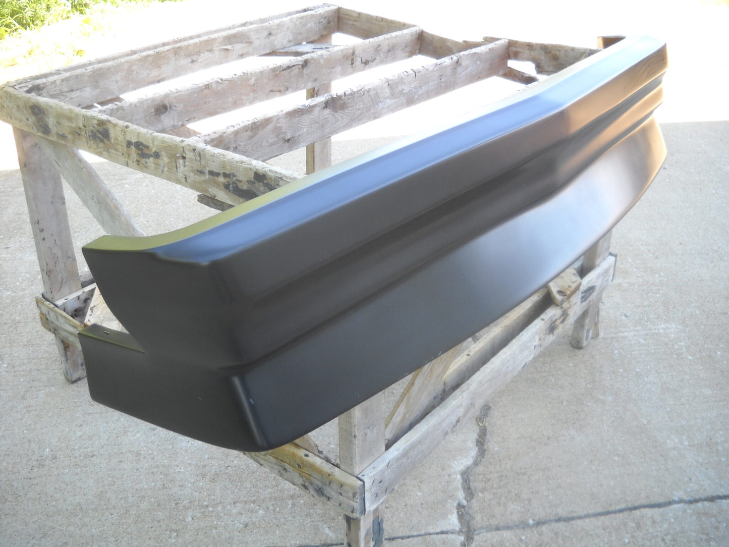 1978-1988 Malibu / El Camino Front Fiberglass Bumper With Spoiler - Glasstek SP023 - view 2