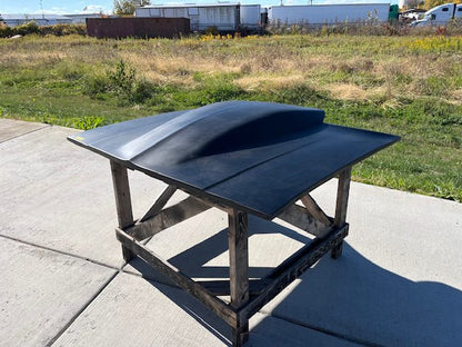 1978-1988 El Camino 78-82 Malibu 5" Sunoco / Bubble Style Cowl Induction Bolt-On Fiberglass Hood - Glasstek H1313 - view 2