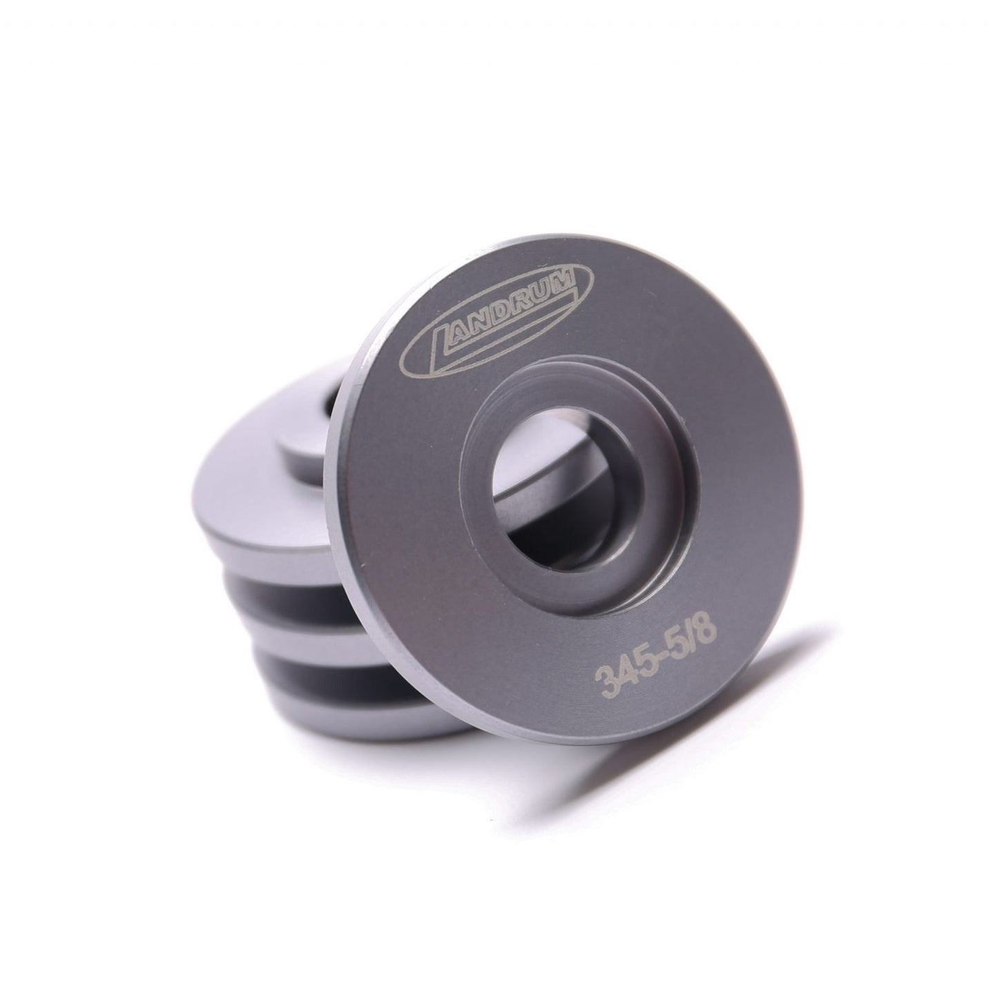 Landrum Springs Bump Stop Cup - 2.000 in Cup - 16 mm Shaft - Aluminum - Gray Anodized - Universal - Each
