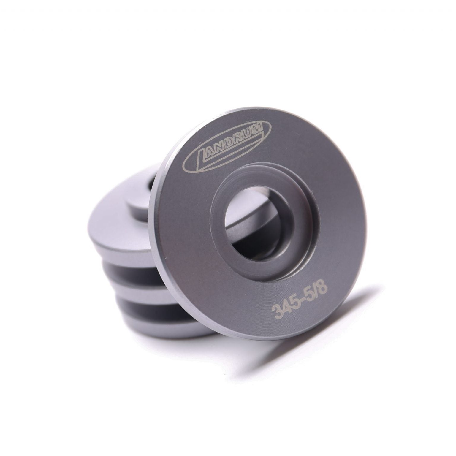 Landrum Springs Bump Stop Cup - 2.000 in Cup - 16 mm Shaft - Aluminum - Gray Anodized - Universal - Each
