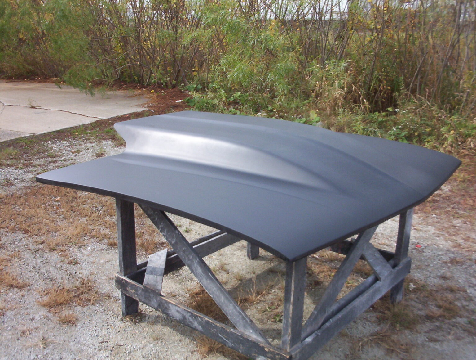 1982-1992 Camaro 5" Cowl Induction Pin-On Fiberglass Hood - Glasstek H1223 product image