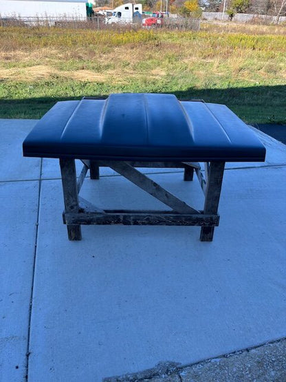 1982-1993 S-10 / S-15 2" Cowl Induction Pin-On Fiberglass Hood - Glasstek H1041 - view 2