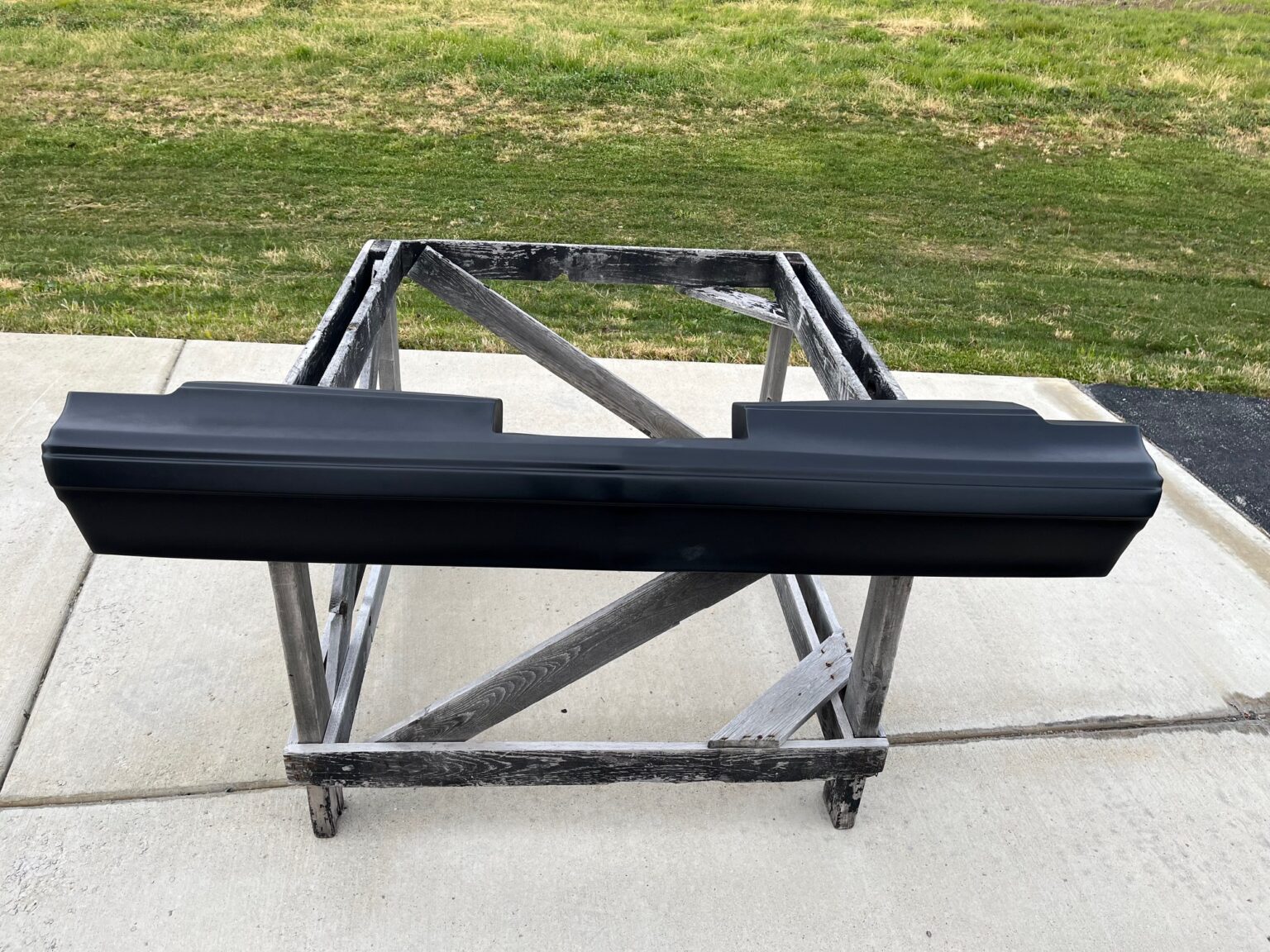 1987-1988 Monte Carlo Rear Fiberglass Bumper - Glasstek B1066 product image