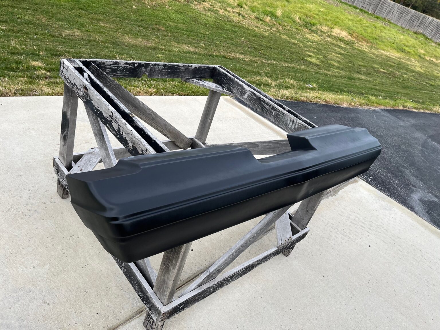 1987-1988 Monte Carlo Rear Fiberglass Bumper - Glasstek B1066 - view 2