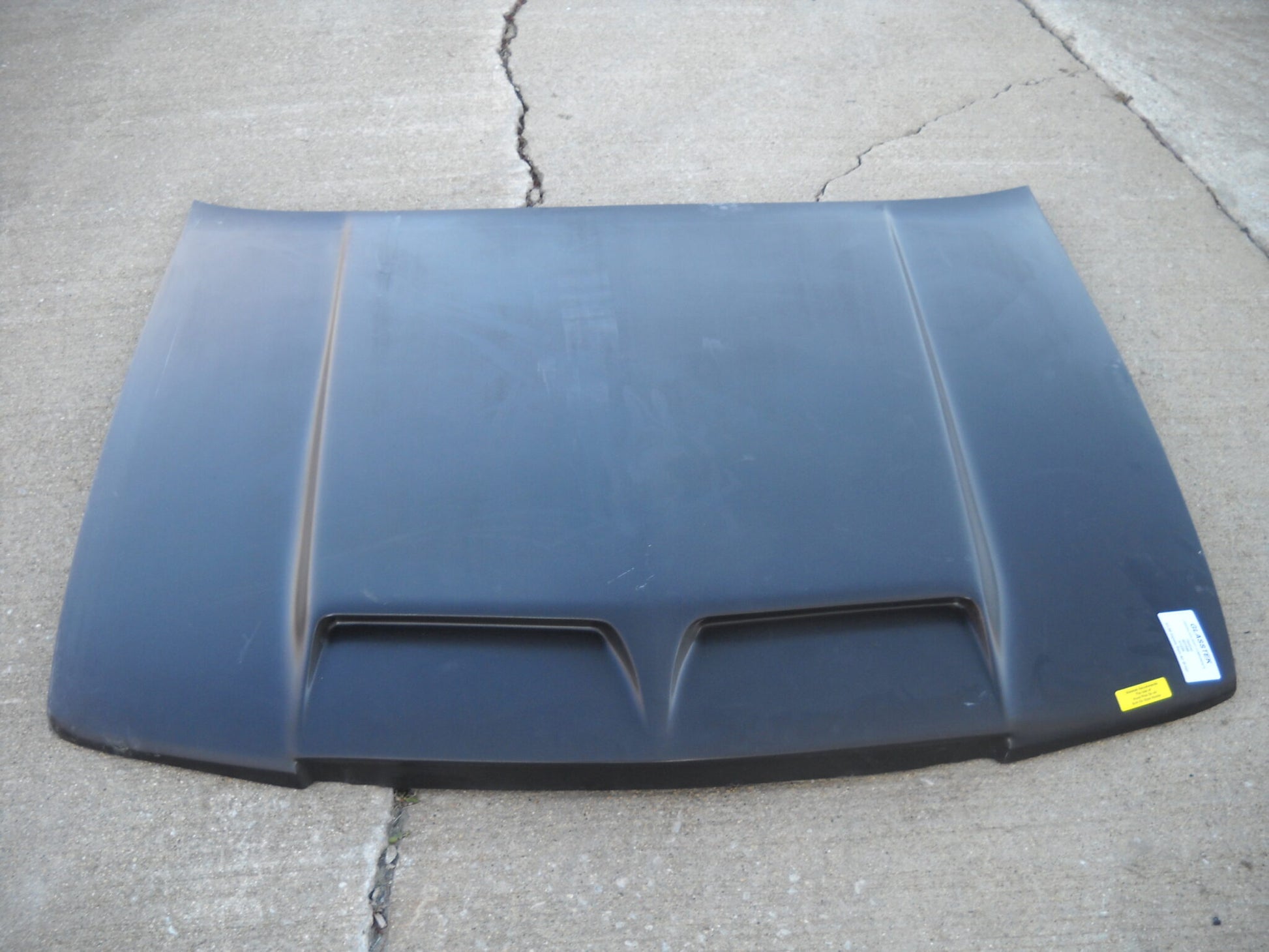 1991-1996 Impala / Caprice Ram Air Bolt-On Fiberglass Hood - Glasstek H1256 - view 2