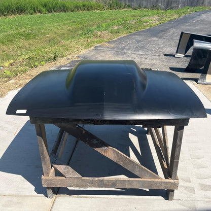 1994-2004 S-10 5" Tallsunoco / Bubble Style Bolt-On Fiberglass Hood (Stock Size) - Glasstek H1361 - view 2