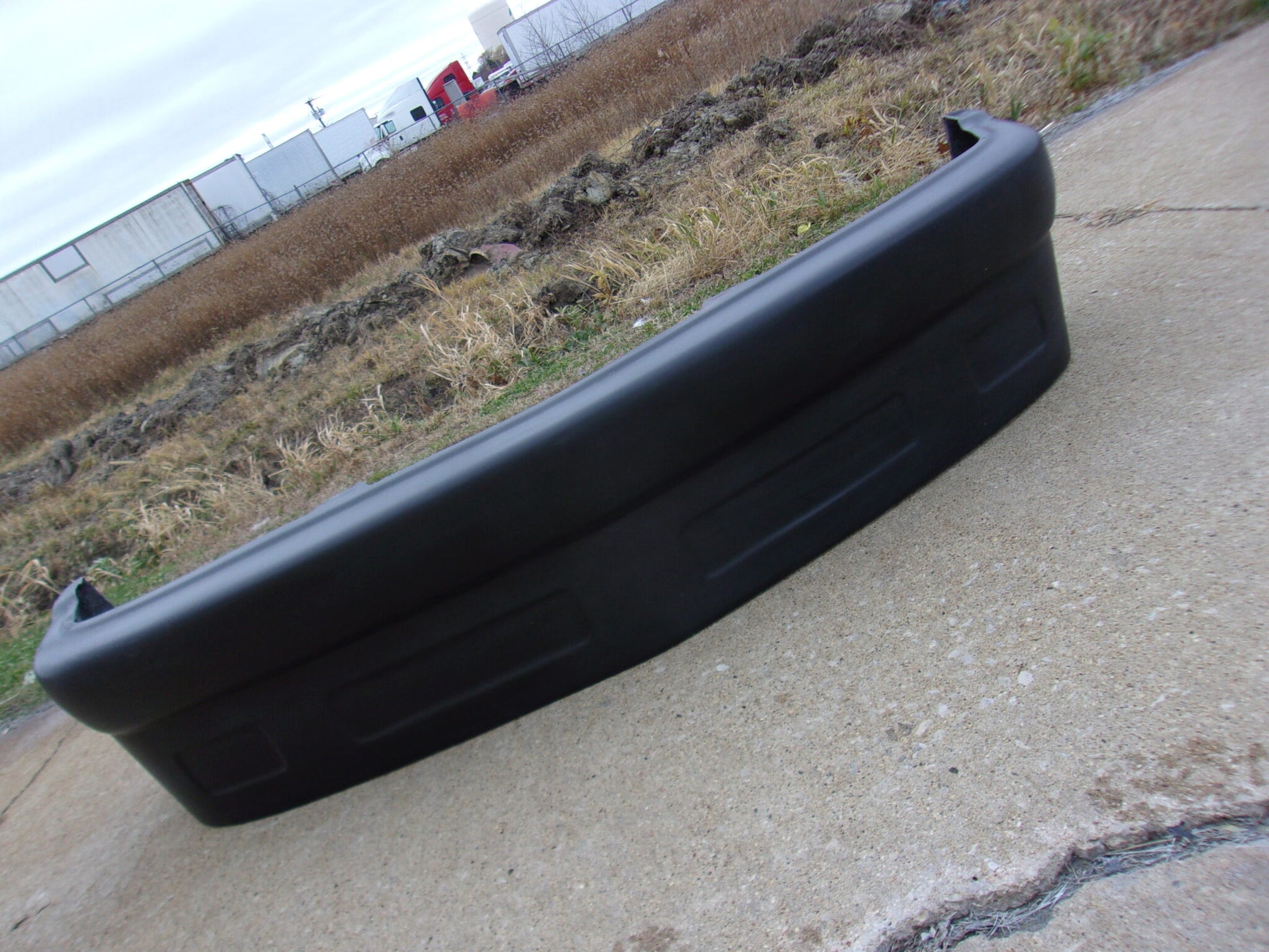 1994-2004 S-10 Front Fiberglass Bumper With Spoiler - Glasstek SP030 - view 2