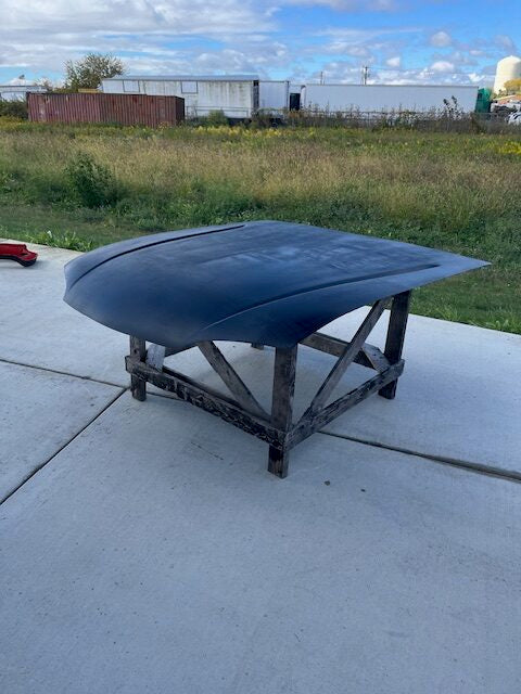1995-1999 Monte Carlo Pin-On Fiberglass Hood Extended For Pro Front End - Glasstek H1112 - view 2