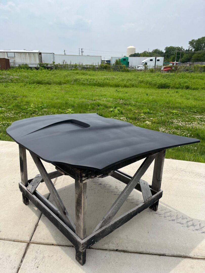 1998-2002 Camaro SS Style Bolt-On Fiberglass Hood - Glasstek H1239 product image