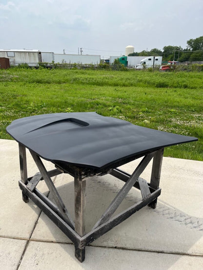 1998-2002 Camaro SS Style Bolt-On Fiberglass Hood - Glasstek H1239 product image