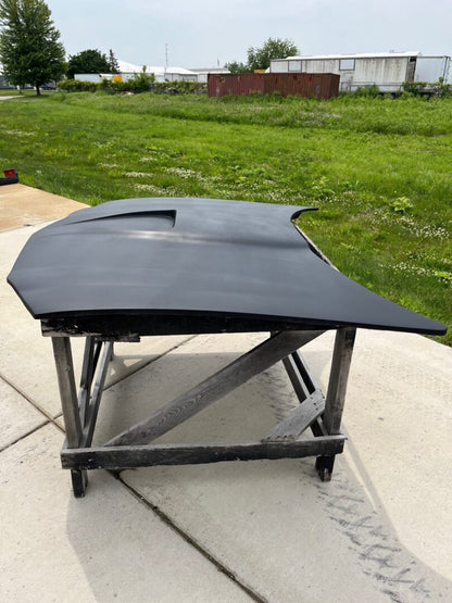 1998-2002 Camaro SS Style Bolt-On Fiberglass Hood - Glasstek H1239 - view 3