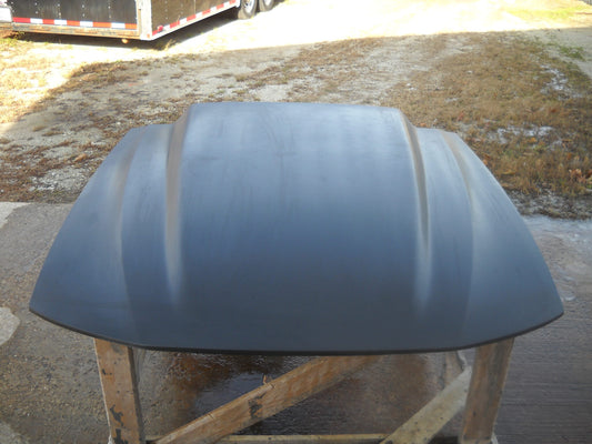 1999-2004 Mustang 2" Cowl Induction Bolt-On Fiberglass Hood - Glasstek H9063 product image