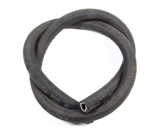 Aeroquip Power Steering Hose - 6 AN - 3 ft - Braided Fabric / Rubber - Black - Each