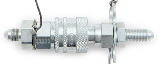 Aeroquip Fitting - Quick Disconnect - Both Halves to 3 AN Male - Steel - Zinc Plated - Kit