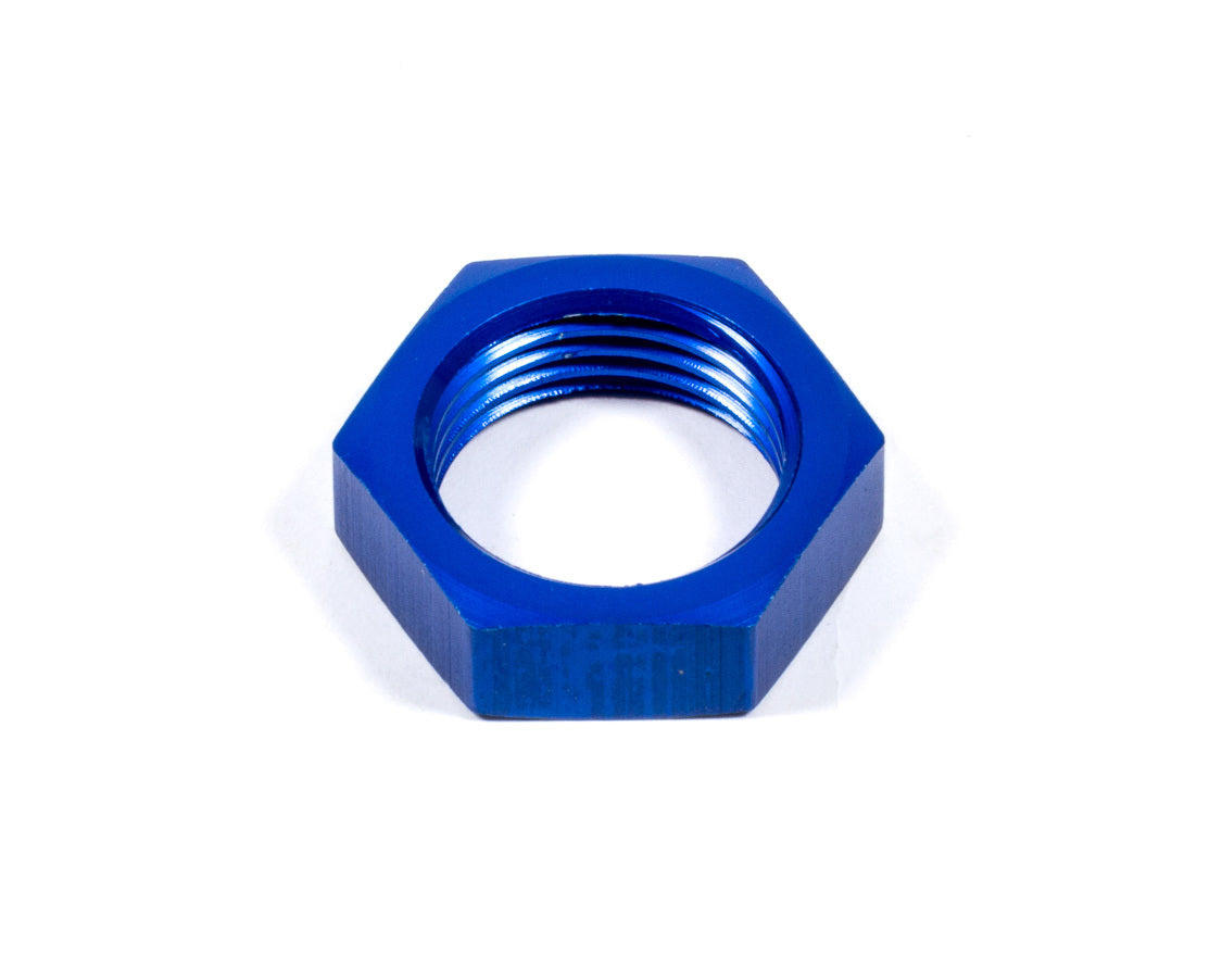 Aeroquip Bulkhead Fitting Nut - 10 AN - Aluminum - Blue Anodized - Each