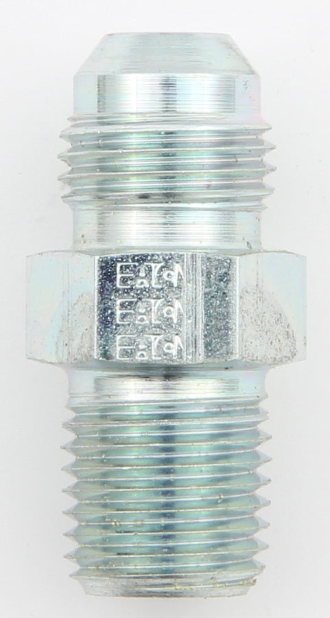 Aeroquip Fitting - Adapter - Straight - 6 AN Male to 1/4 in NPT Male - Steel - Zinc Plated - Each