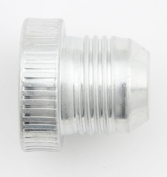 Aeroquip Fitting - Plug - 12 AN - Knurled Head - Aluminum - Natural - Set of 10