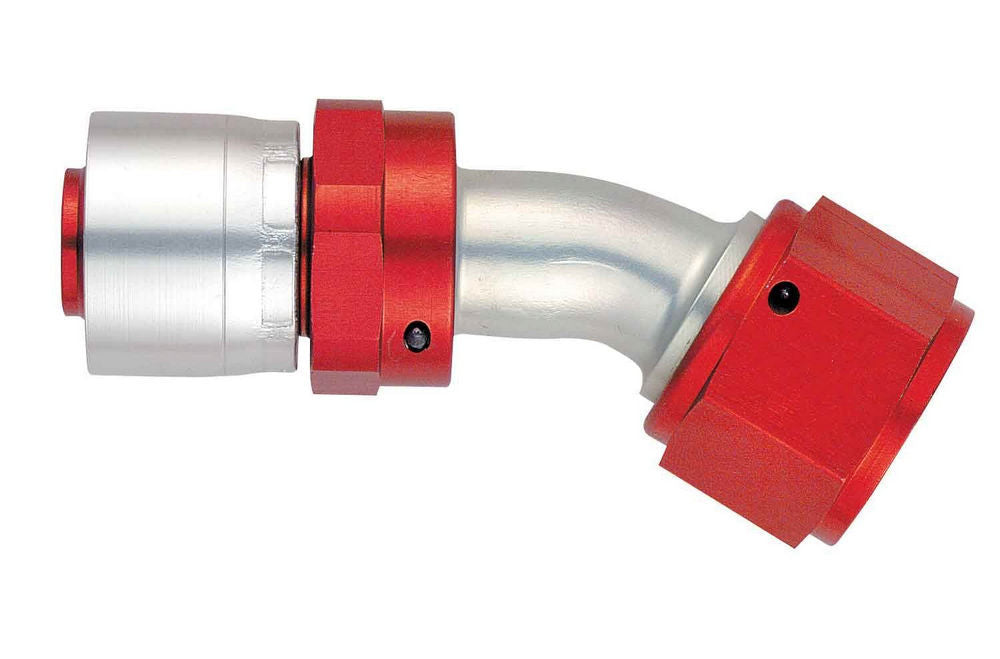 Aeroquip Fitting - Hose End - AQP/Startlite - 30 Degree - 12 AN Hose Crimp to 12 AN Female Swivel - Aluminum - Red /