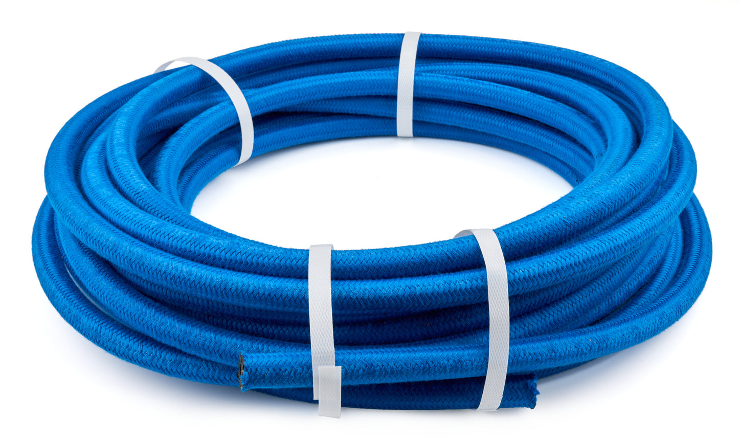 Aeroquip Hose - 6 AN - 50 ft - Braided Fabric / Rubber - Blue - Each
