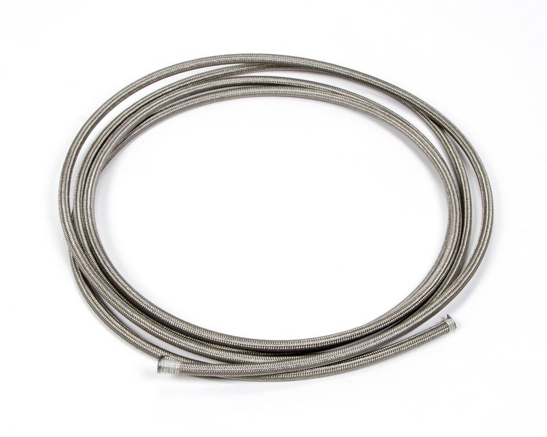 Aeroquip Hose - PTFE Racing Hose - 3 AN - 10 ft - Braided Stainless / PTFE - Natural - Each