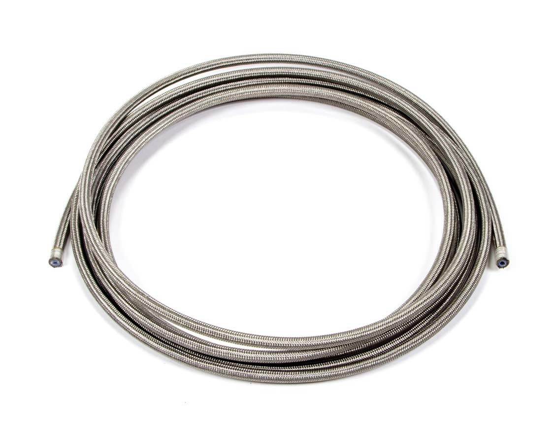 Aeroquip Hose - PTFE Racing Hose - 3 AN - 15 ft - Braided Stainless / PTFE - Natural - Each