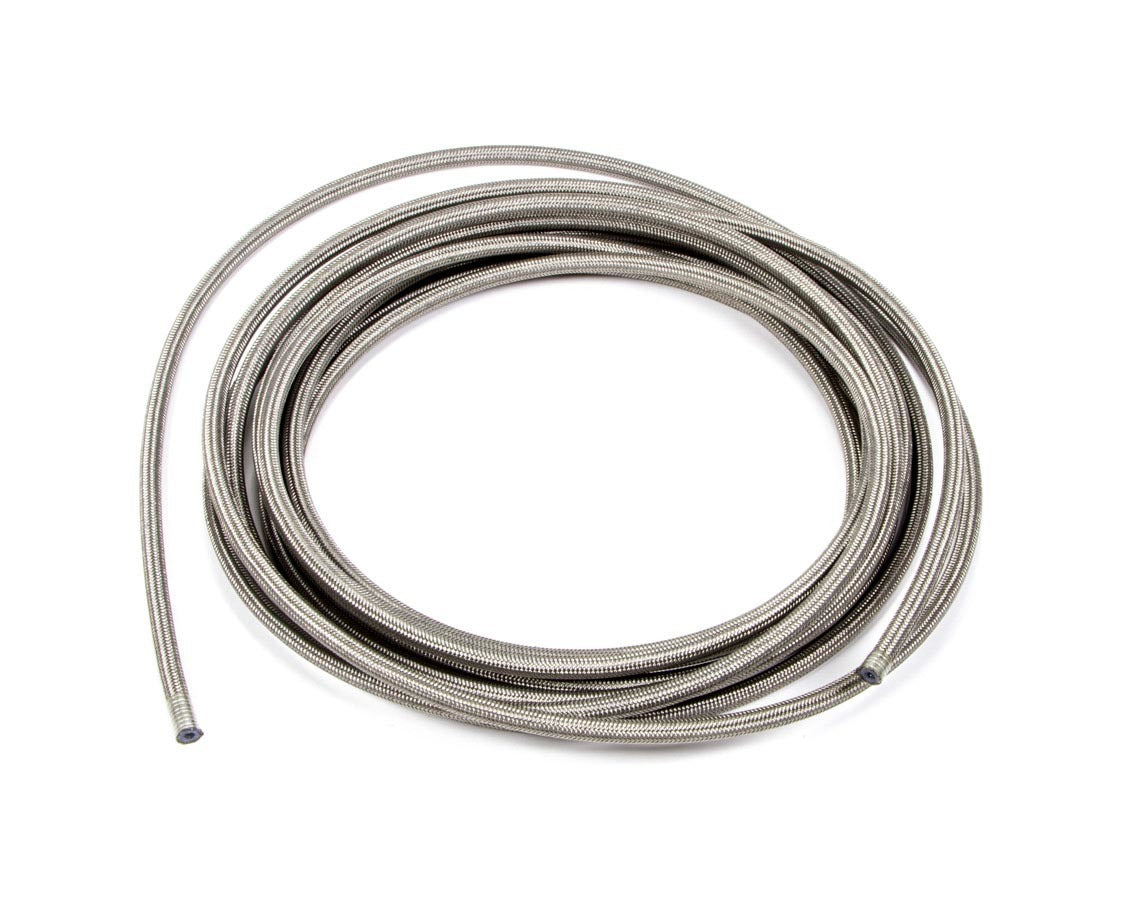 Aeroquip Hose - PTFE Racing Hose - 3 AN - 20 ft - Braided Stainless / PTFE - Natural - Each
