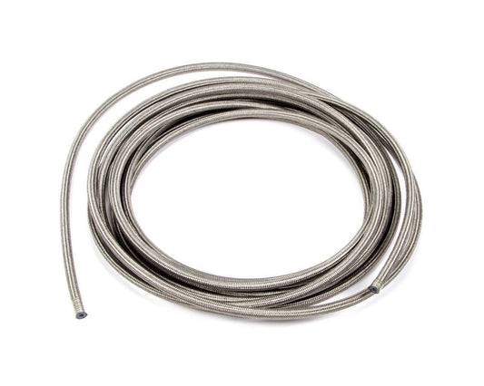 Aeroquip Hose - PTFE Racing Hose - 3 AN - 20 ft - Braided Stainless / PTFE - Natural - Each