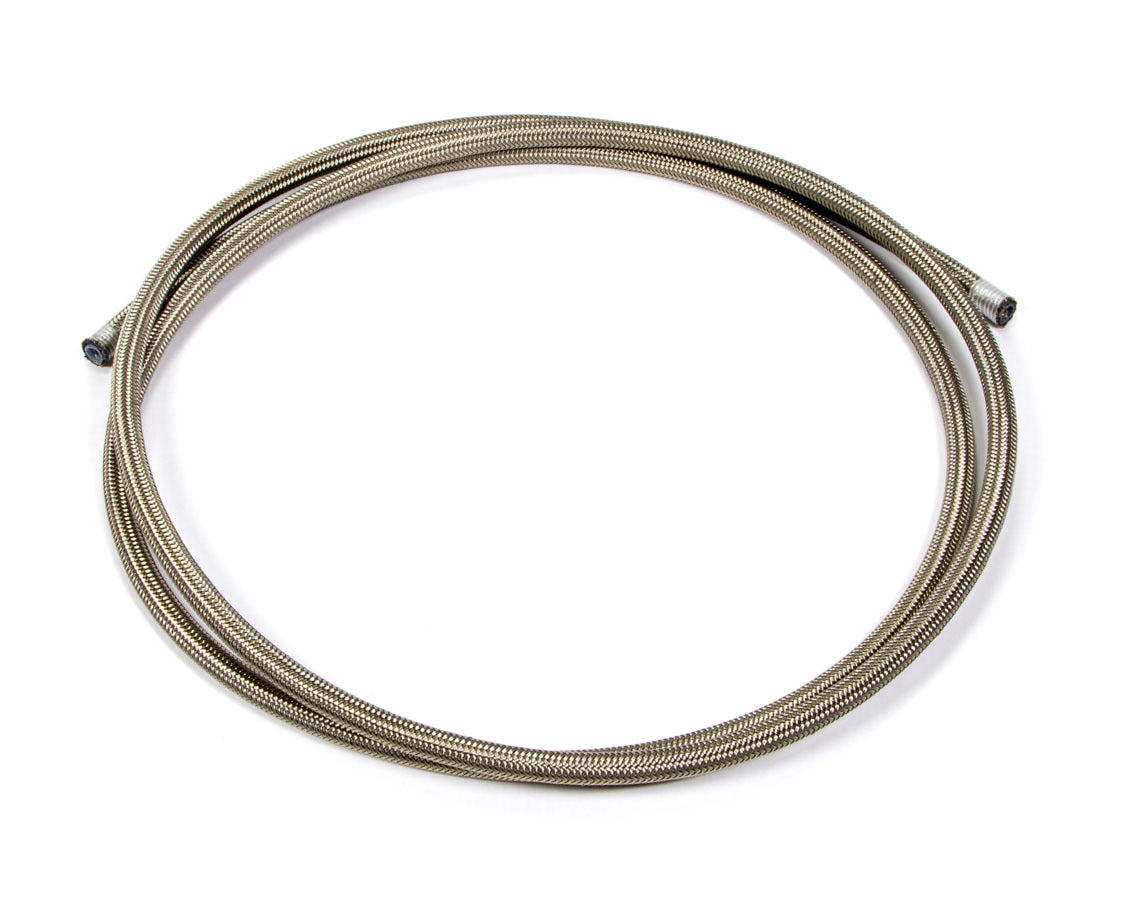 Aeroquip Hose - PTFE Racing Hose - 4 AN - 6 ft - Braided Stainless / PTFE - Natural - Each
