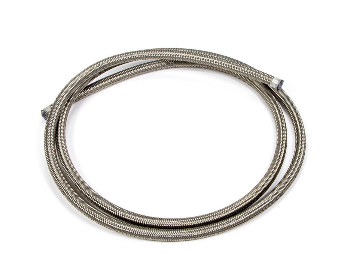 Aeroquip Hose - PTFE Racing Hose - 6 AN - 6 ft - Braided Stainless / PTFE - Natural - Each