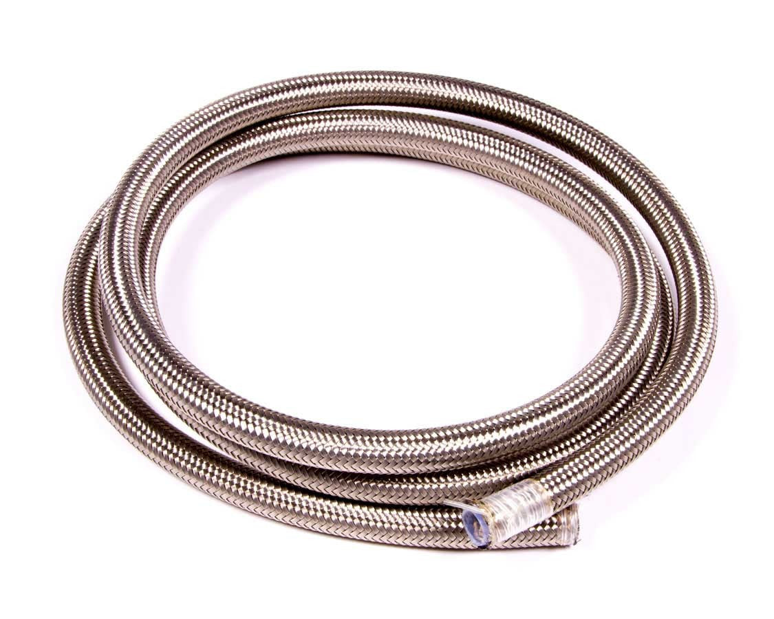 Aeroquip Hose - PTFE Racing Hose - 8 AN - 6 ft - Braided Stainless / PTFE - Natural - Each