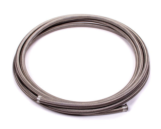 Aeroquip Hose - PTFE Racing Hose - 8 AN - 15 ft - Braided Stainless / PTFE - Natural - Each