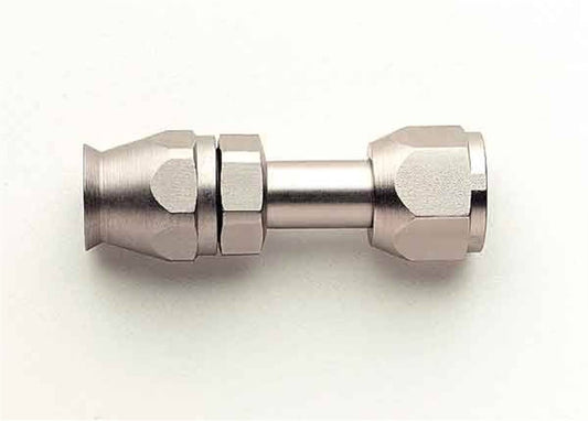 Aeroquip Fitting - Hose End - AC Refrigerant - Straight - 10 AN Hose to 10 AN Female O-Ring - Steel - Nickel Plated -