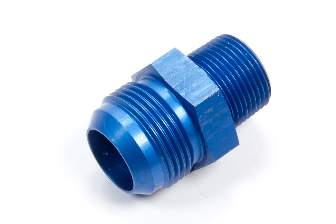 Aeroquip Fitting - Adapter - Straight - 16 AN Male to 3/4 in NPT Male - Aluminum - Blue Anodized - Each