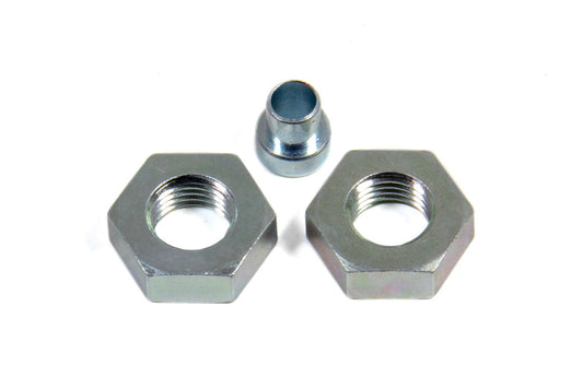 Aeroquip Bulkhead Fitting Nut - 3 AN - Steel - Natural - Pair
