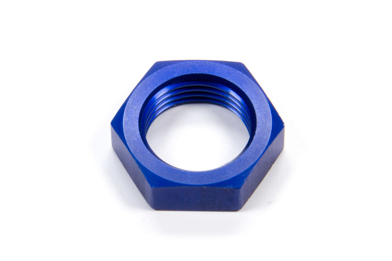 Aeroquip Bulkhead Fitting Nut - 8 AN - Aluminum - Blue Anodized - Each