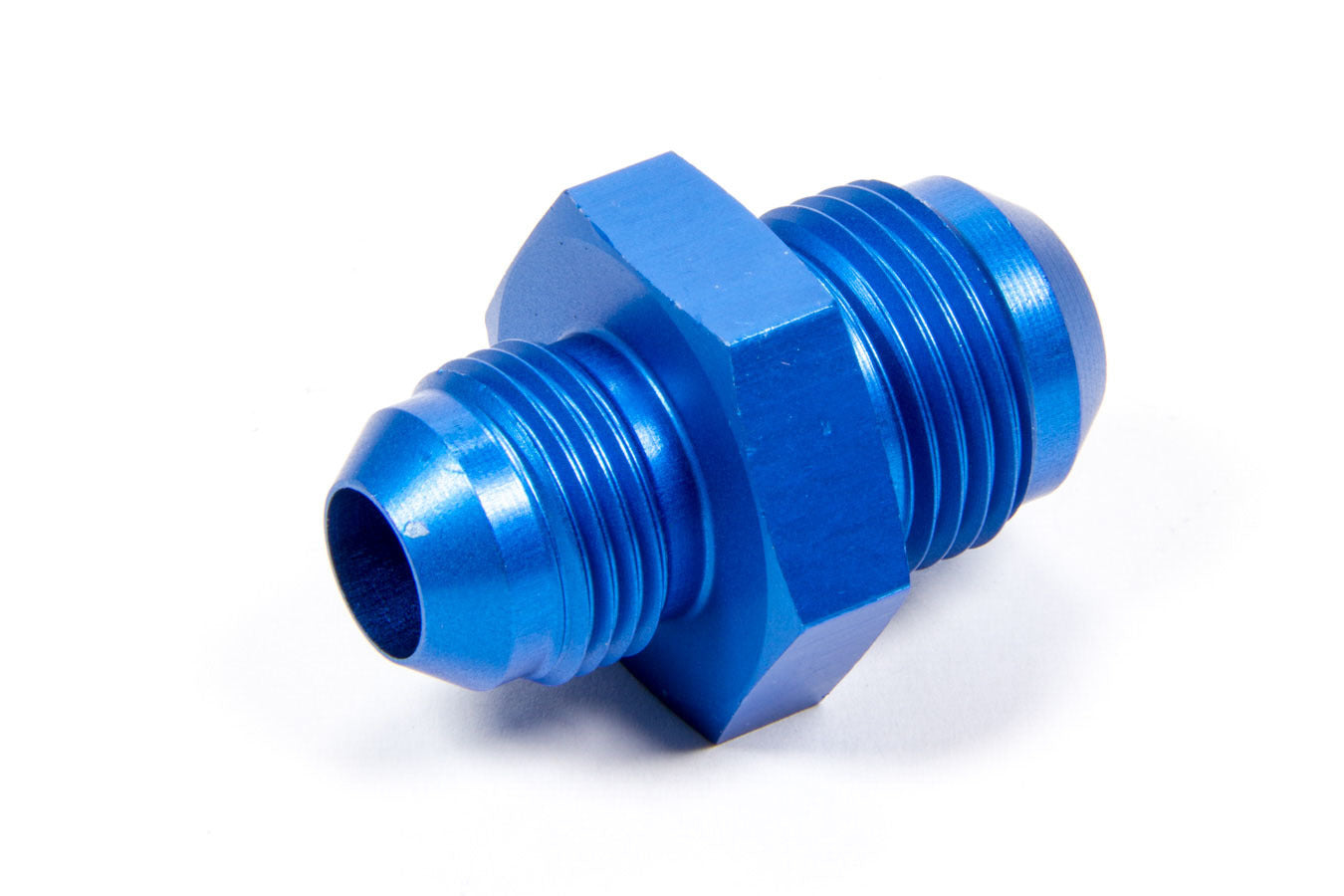 Aeroquip Fitting - Adapter - Straight - 10 AN Male to 8 AN Male - Aluminum - Blue Anodized - Each