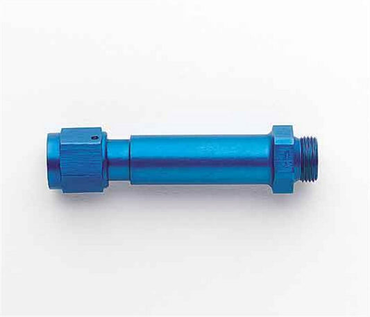 Aeroquip Fitting - Adapter - Straight - 6 AN Female Swivel to 9/16-24 in Male - Aluminum - Blue Anodized - Each