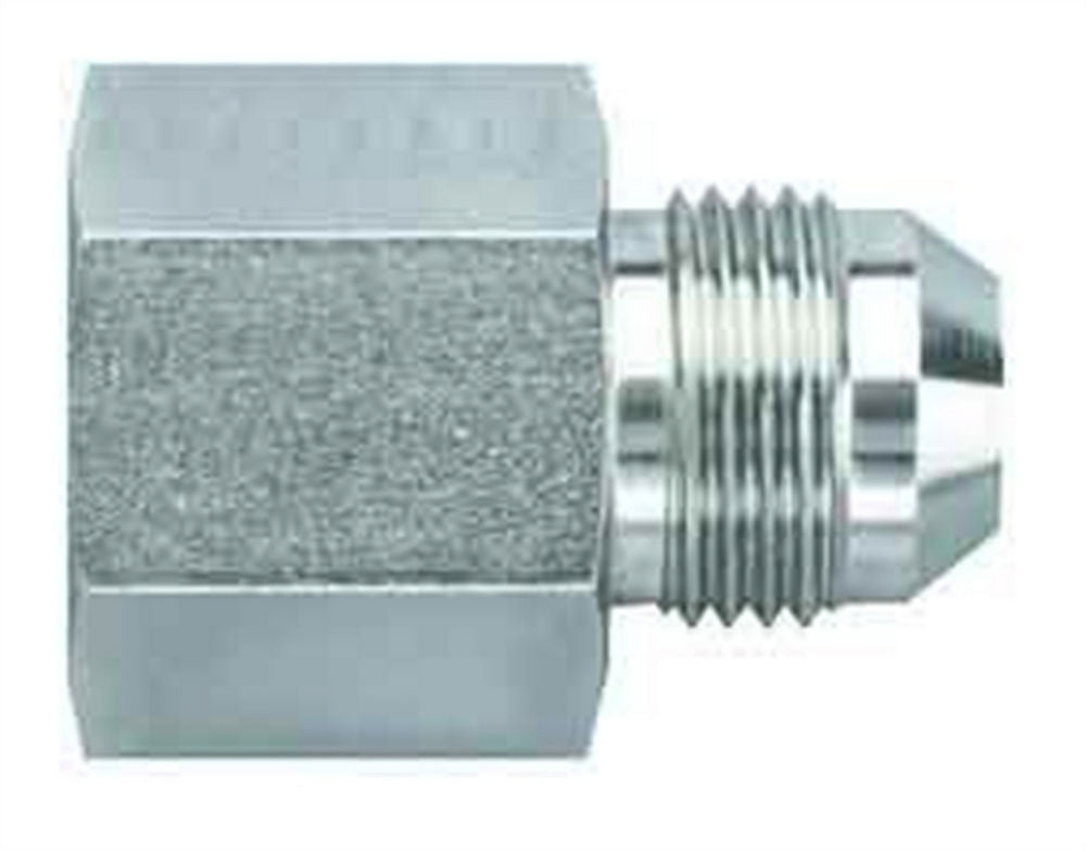 Aeroquip Fitting - Adapter - Straight - 10 AN Female to 8 AN Male - Steel - Zinc Plated - Each
