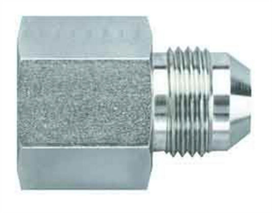 Aeroquip Fitting - Adapter - Straight - 12 AN Female to 10 AN Male - Steel - Zinc Plated - Each