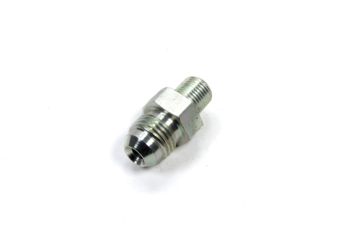 Aeroquip Fitting - Adapter - Straight - 6 AN Male to 1/8 in NPT Male - Steel - Zinc Oxide - Each