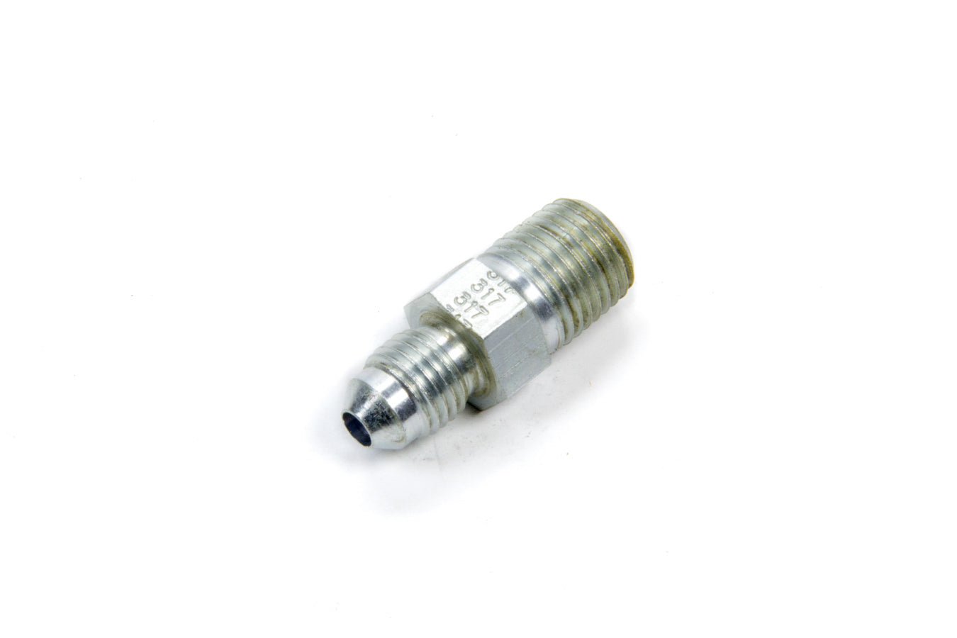 Aeroquip Fitting - Adapter - Straight - 4 AN Male to 1/4 in NPT Male - Steel - Zinc Oxide - Each