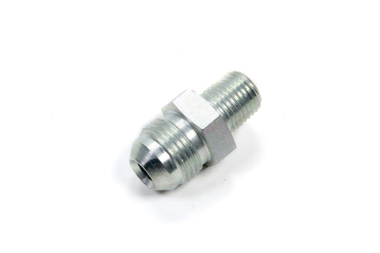 Aeroquip Fitting - Adapter - Straight - 8 AN Male to 1/4 in NPT Male - Steel - Zinc Plated - Each