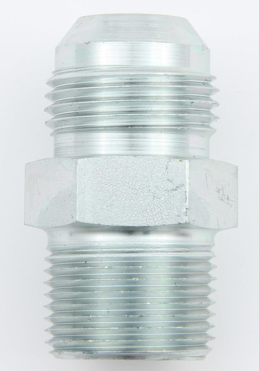Aeroquip Fitting - Adapter - Straight - 8 AN Male to 3/8 in NPT Male - Steel - Zinc Plated - Each