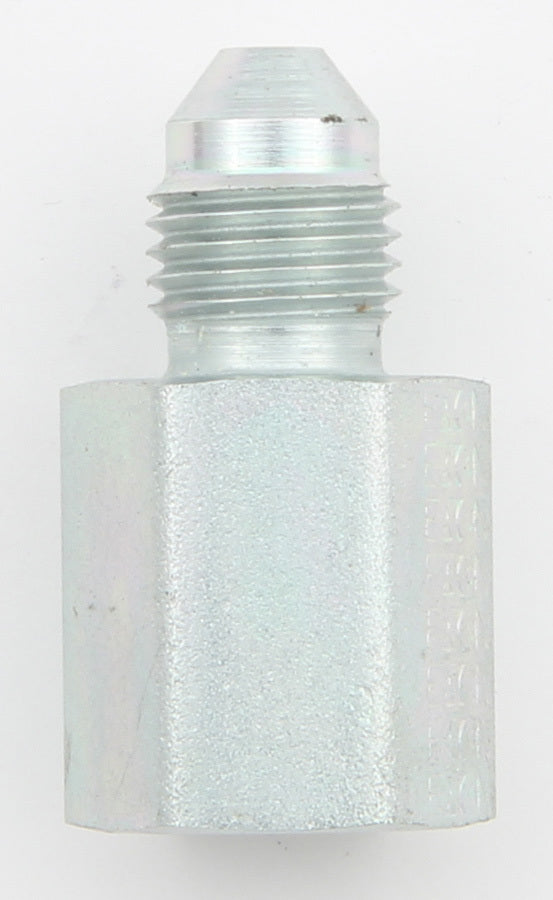 Aeroquip Fitting - Adapter - Straight - 1/8 in NPT Female to 3 AN Male - Steel - Zinc Oxide - Each