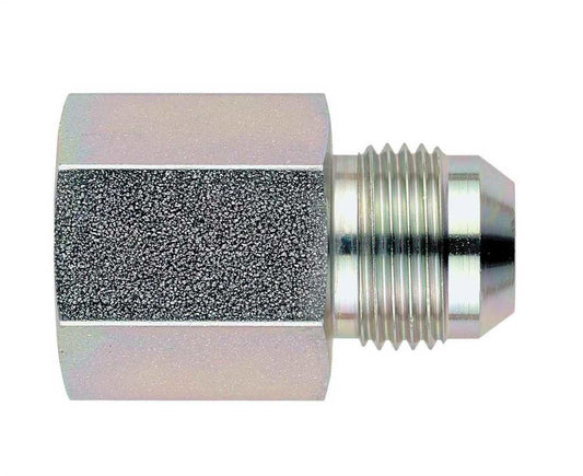 Aeroquip Fitting - Adapter - Straight - 1/2 in NPT Female to 10 AN Male - Steel - Zinc Oxide - Each