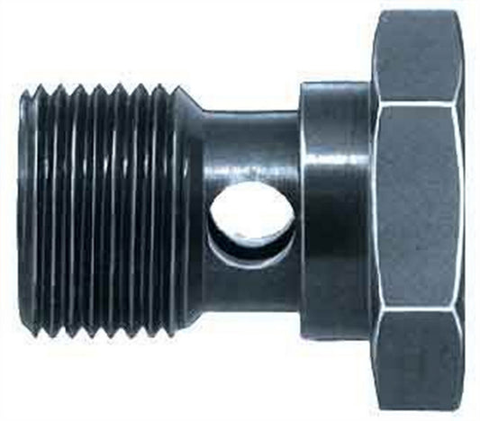 Aeroquip Banjo Bolt - Single Banjo - 10 mm x 1.25 Thread - 0.625 in Banjo Height - Steel - Zinc Plated - Each
