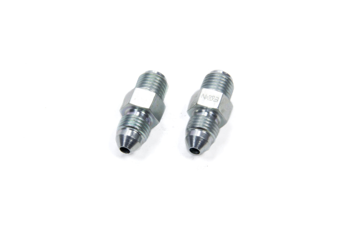 Aeroquip Fitting - Adapter - Straight - 3 AN Male to 3/8-24 in Inverted Flare Male - Steel - Zinc Oxide - 3/16 in