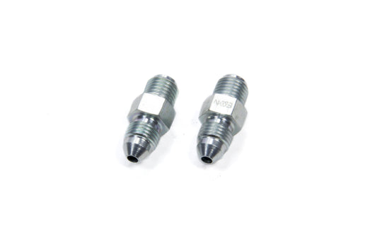 Aeroquip Fitting - Adapter - Straight - 3 AN Male to 3/8-24 in Inverted Flare Male - Steel - Zinc Oxide - 3/16 in