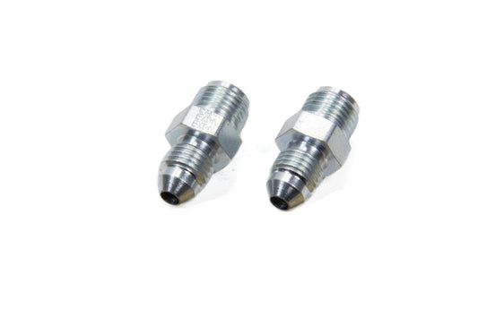 Aeroquip Fitting - Adapter - Straight - 4 AN Male to 1/2-20 in Inverted Flare Male - Steel - Zinc Oxide - Hardline -