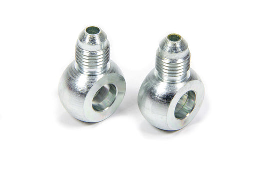 Aeroquip Fitting - Adapter Banjo - Straight - 4 AN Male to 3/8 in Banjo - Steel - Zinc Oxide - Pair
